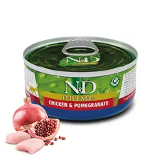 N&D - Alimento Prime Lata Pollo y Granada Para Gato 80gr