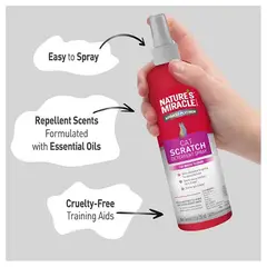 NATURE'S MIRACLE - Spray Anti Arañasos Natures Miracle Cat Scratch Gato 236 Ml