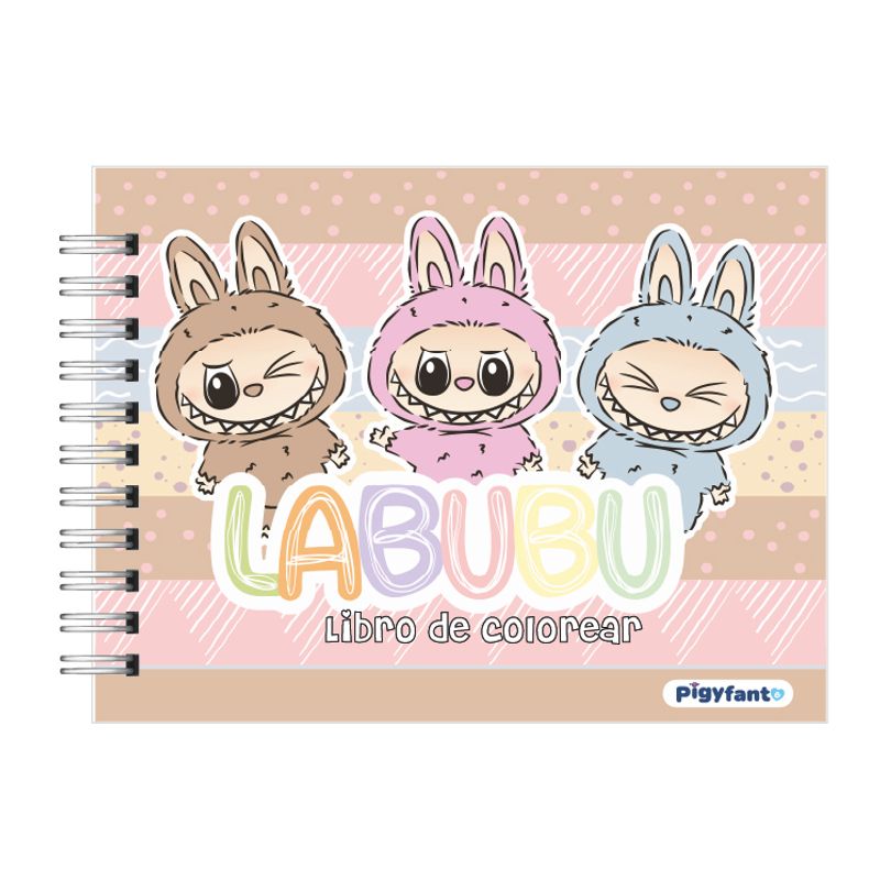 PIGYFANTE - Libro para Colorear Labubuuu