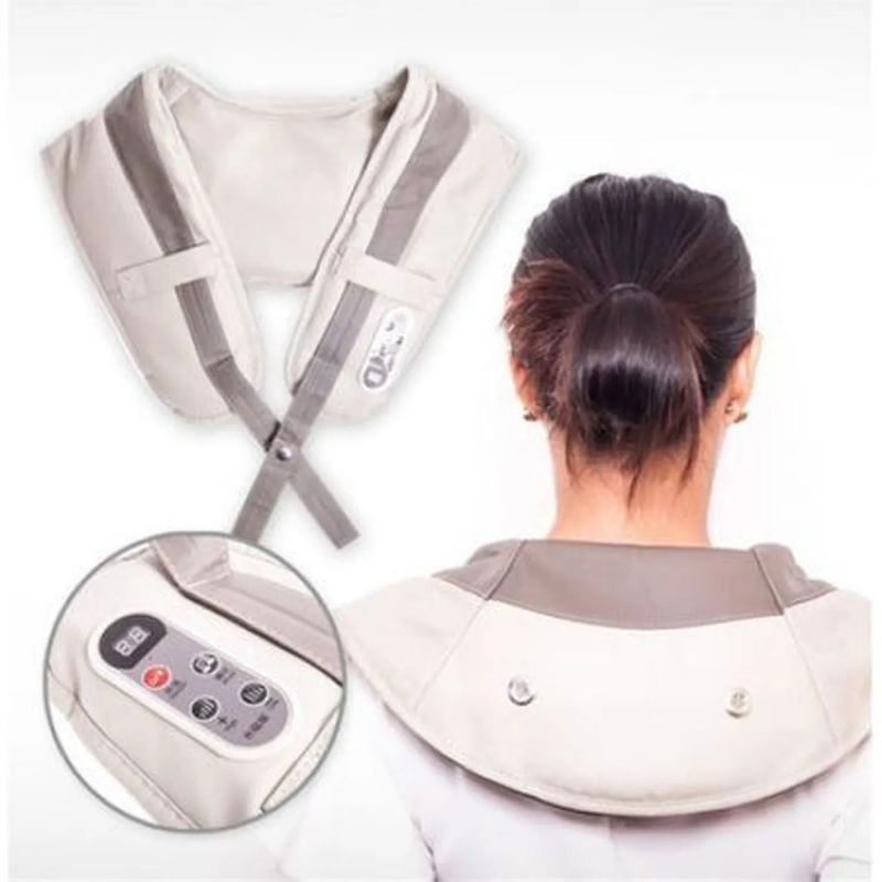 MOVI - Cojín Masajeador cuello y espalda- Alivio del Dolor
