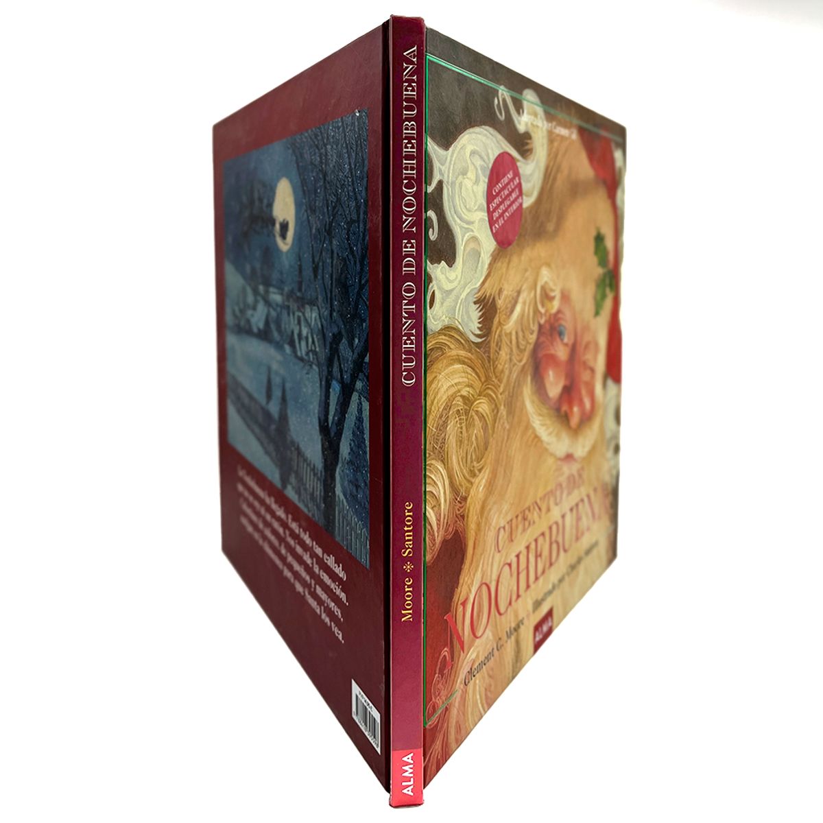 HITWAY MUSIC - CUENTO DE NOCHEBUENA TAPA DURA - CLEMENT MOORE - LIBRO