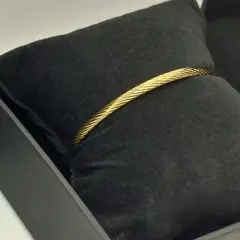 GENERICO - Brazalete Esclava Rígida de Oro Laminado 18K