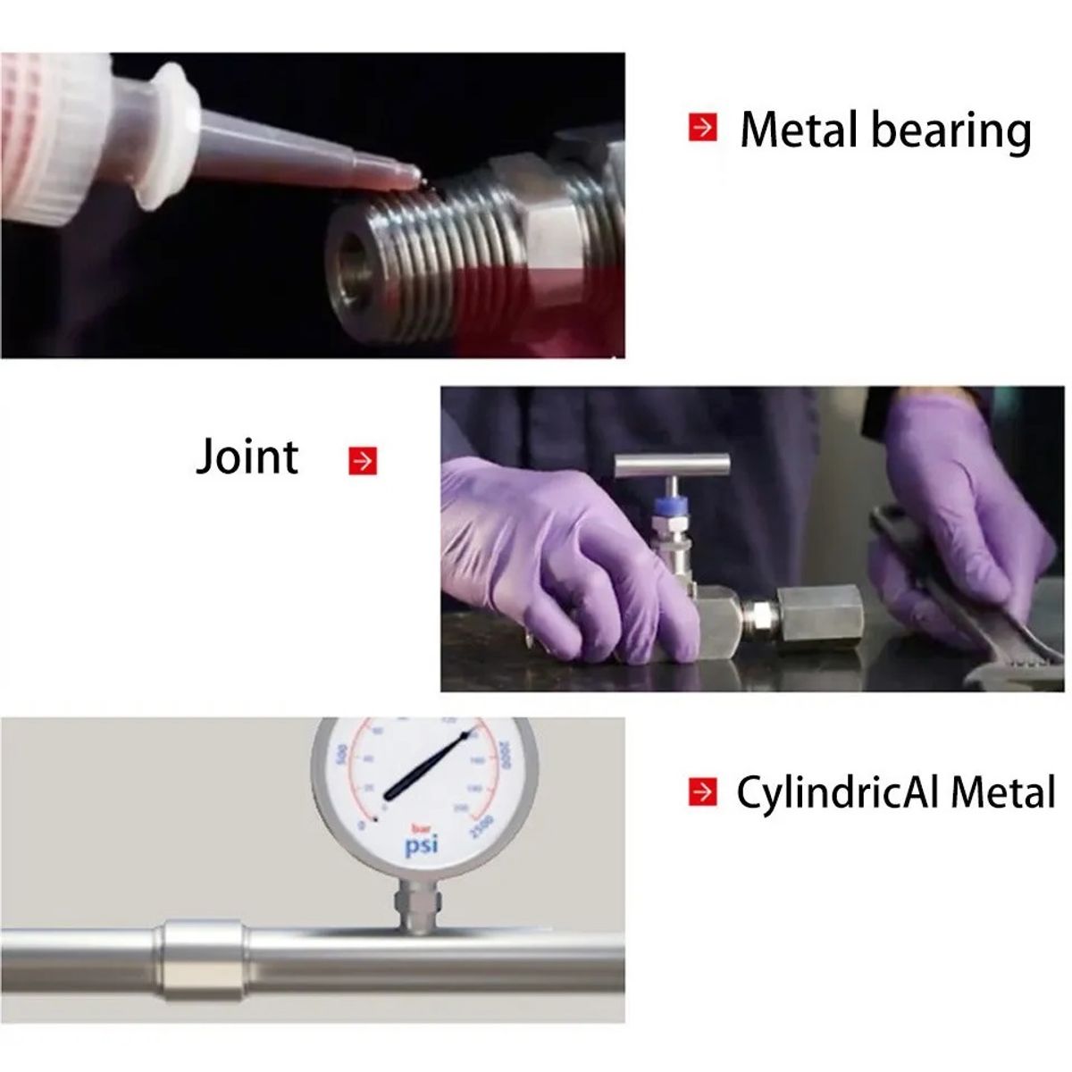 LOCTITE - Loctite 262 Traba Perno Rojo 50ml Viscosidad: 1200/2400