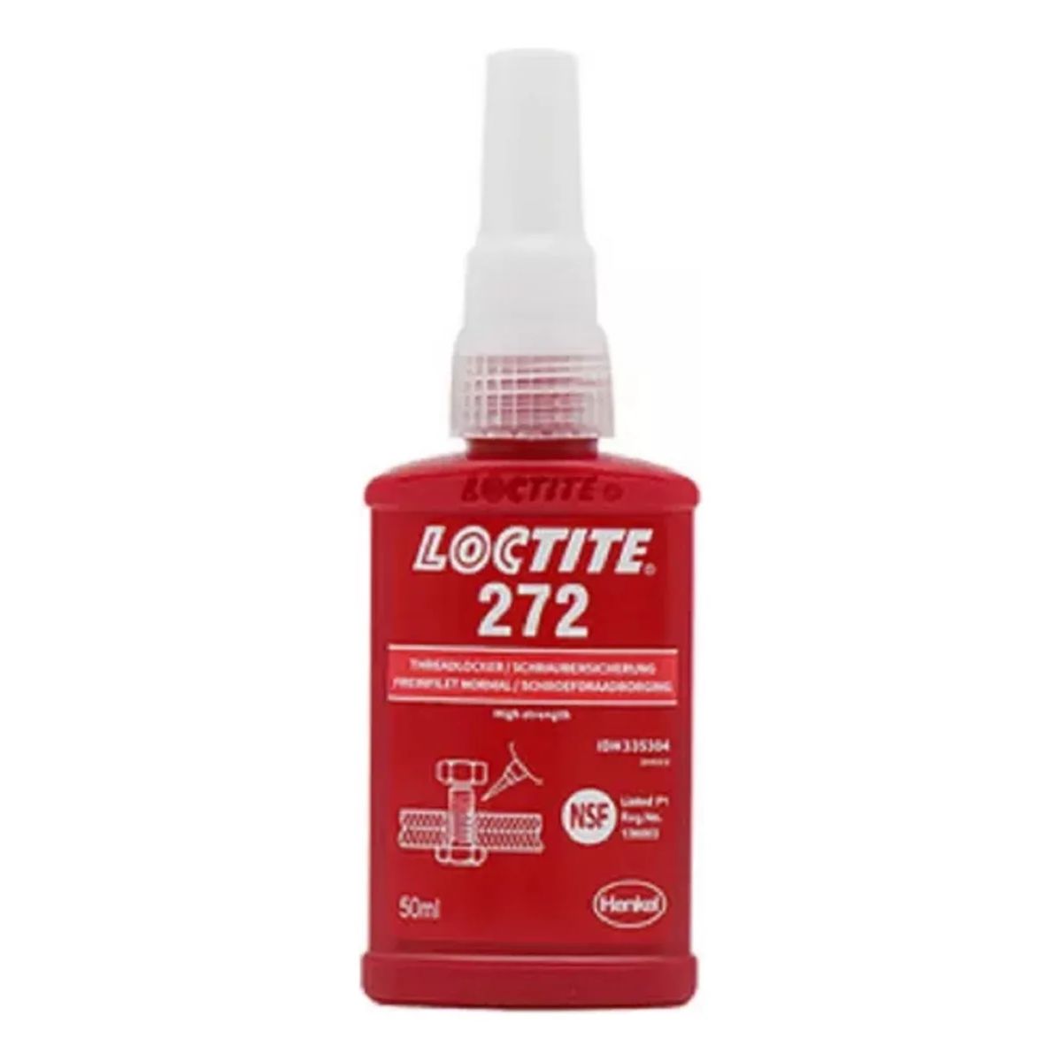 LOCTITE - Loctite 272 Traba Perno Naranja 50ml Viscosidad: 4000/5000
