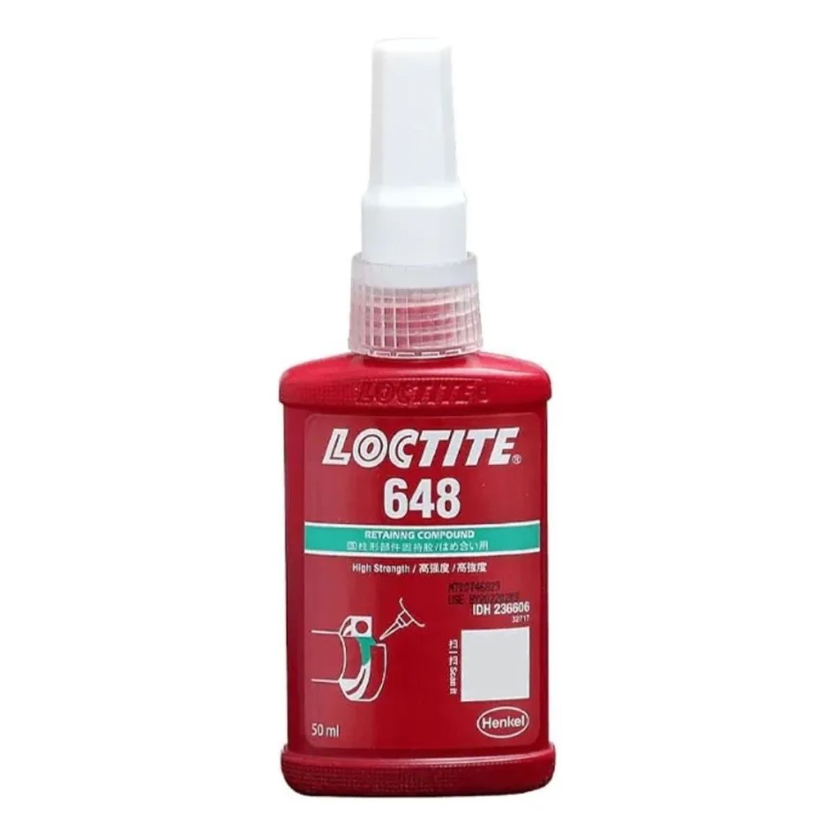 LOCTITE - Loctite 648 Retenedor Verde 50ml Viscosidad: 500.0 Mpa.s