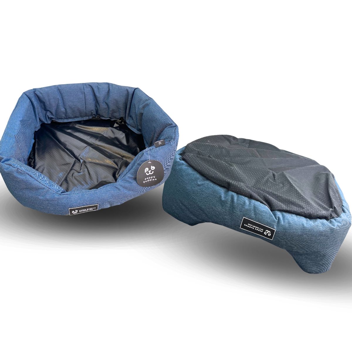 GENERICO - Cama Antiestrés Impermeable Mascotas Gatos Perros color Azul