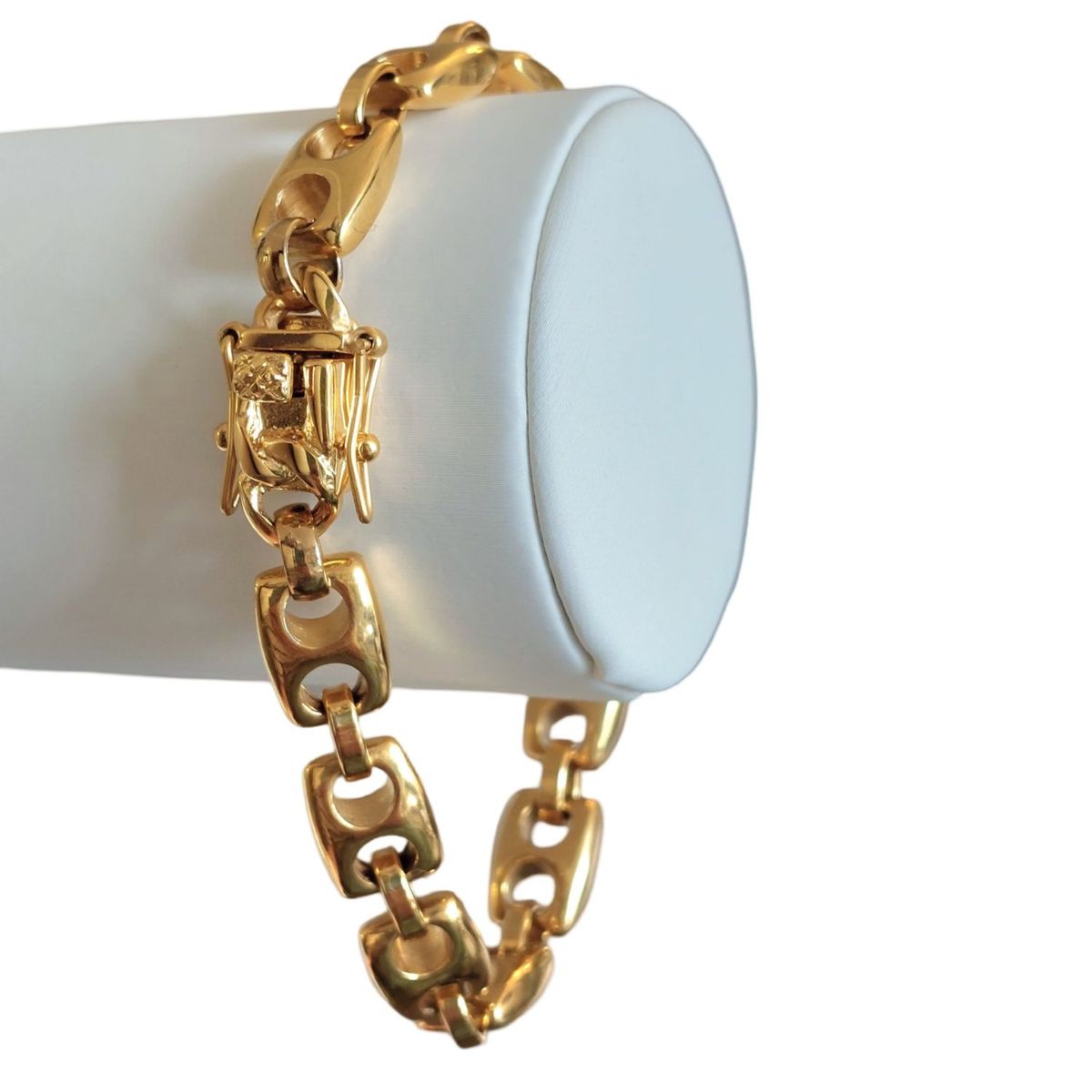 GENERICO - Pulsera de Tejido Italiano en Oro Laminado 18k