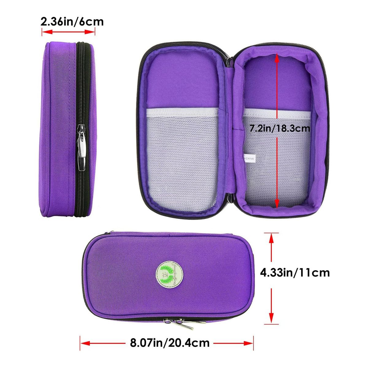 GENERICO - Bolso Frio Viaje Cooler Lápiz Insulina Gel Icepack