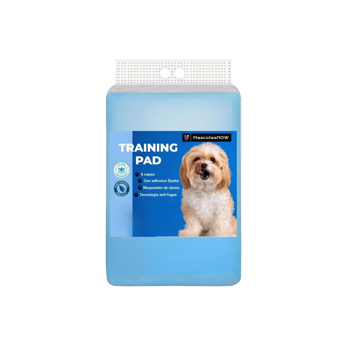 GENERICO - 40 Pañales Sabanillas 90x60cm Mascotas 6 Capas Con Adhesivo