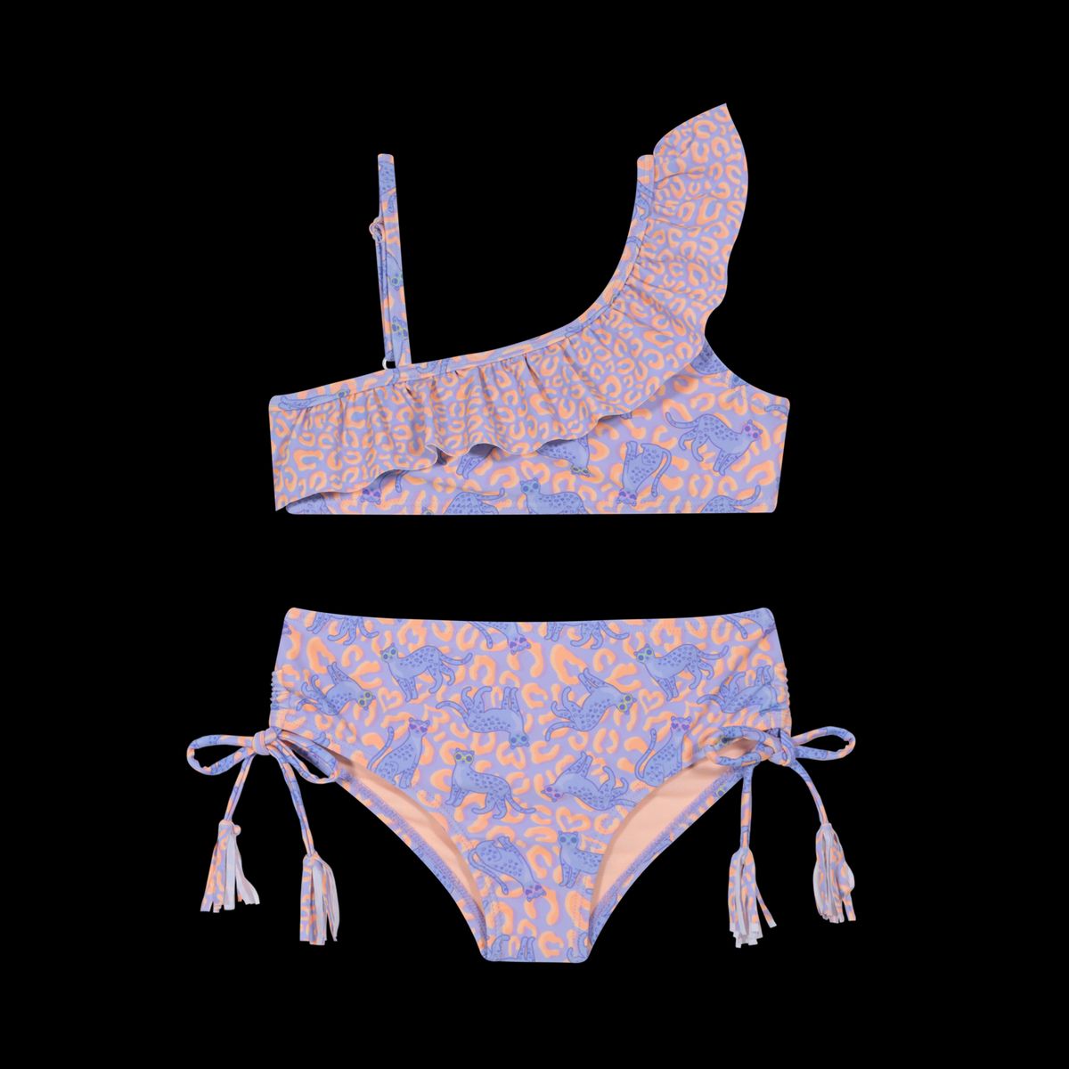 H2O WEAR - Traje de Baño Niña Bikini 1 Hombro UV50 H2O Wear Lila - Lila