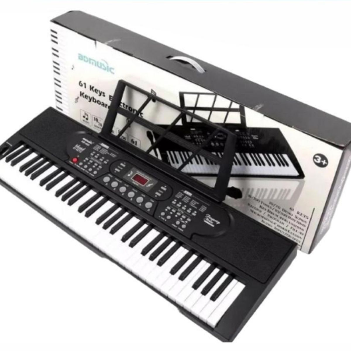 GENERICO - Teclado Órgano Musical 61 Teclas 16 Tonos 10 Ritmos