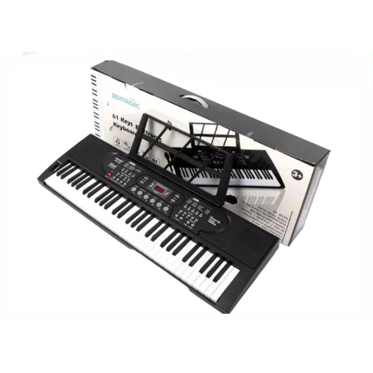 GENERICO - Teclado Órgano Musical 61 Teclas 16 Tonos 10 Ritmos