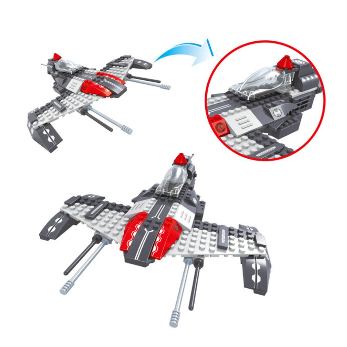 ADARA - Nave Outer Space de construcción Ausini –  129 piezas