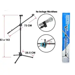 GENERICO - Soporte Pedestal Para Micrófono Ajustable Soporte Pedestal