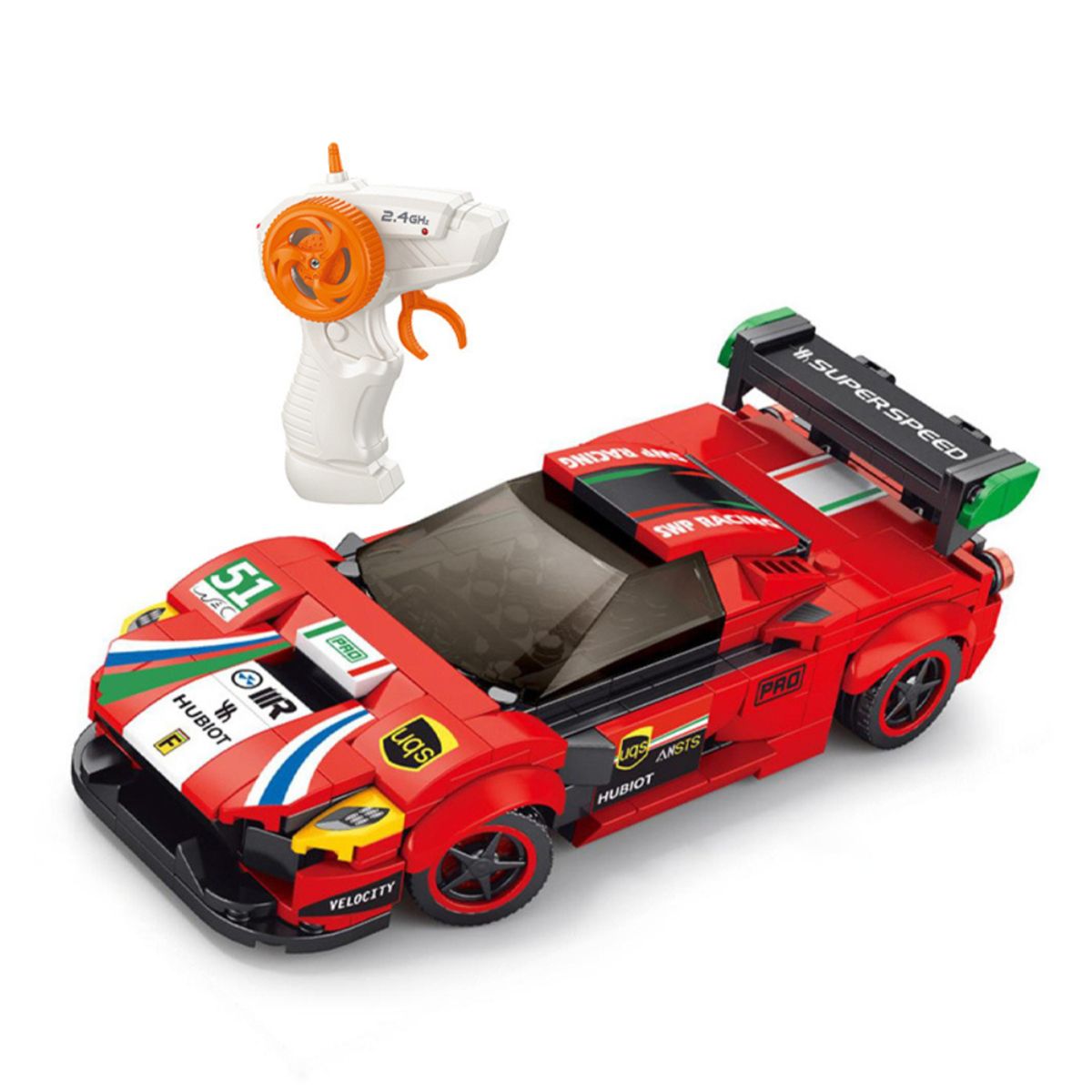 RC 71 - Ferrari RC Deportivo de Construcción a control - 279 Piezas