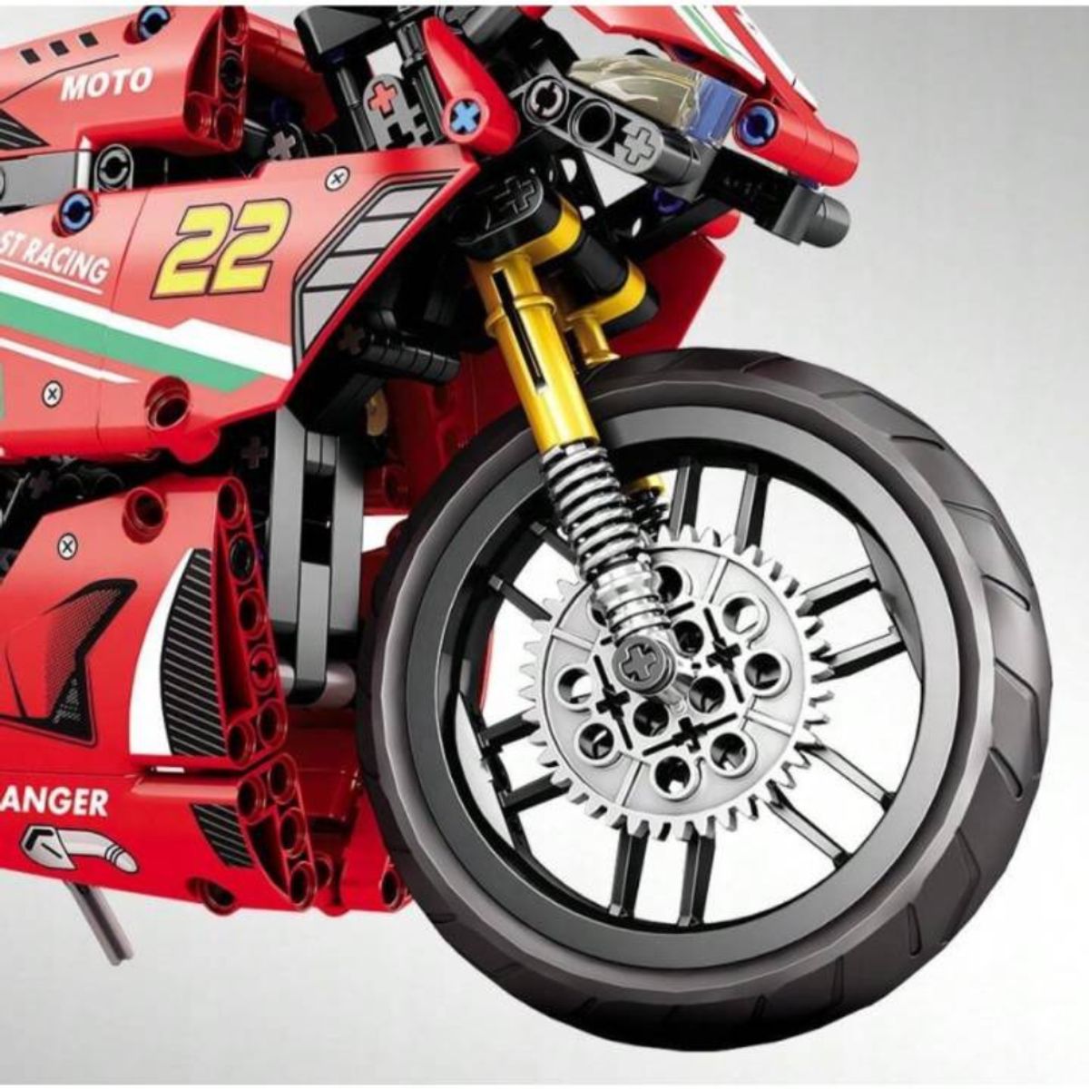 MOBIL - Motocicleta Ducati de Construcción – 470 Piezas