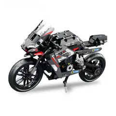 MOBIL - Ducati Black Motocicleta de Construcción - 486 Piezas