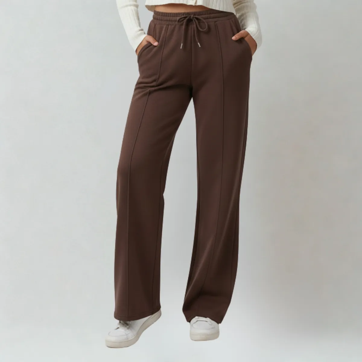 DESIGNERS - Pantalon Buzo Jogger Mujer Palazzo Algodon