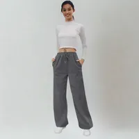 Pantalon Buzo Jogger Mujer Palazzo Algodon