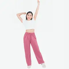 DESIGNERS - Pantalon Buzo Jogger Mujer Algodon Con Forro Polar Recto
