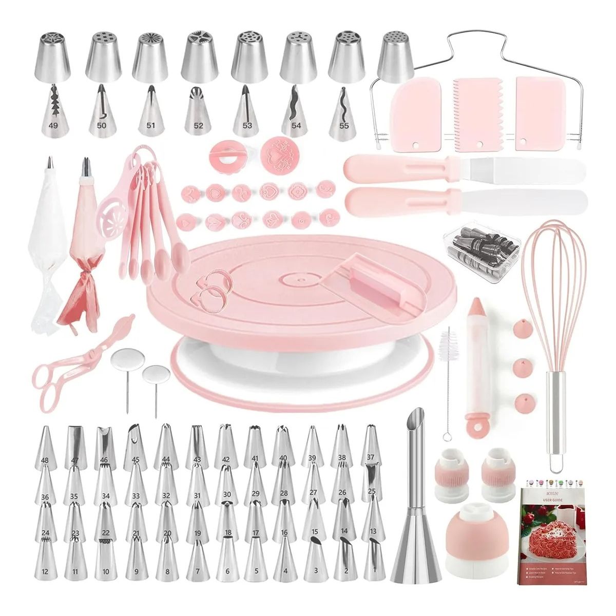 EVERSO - Kit De Decoración De Pasteles  Set De Reposteria 137 Pcs