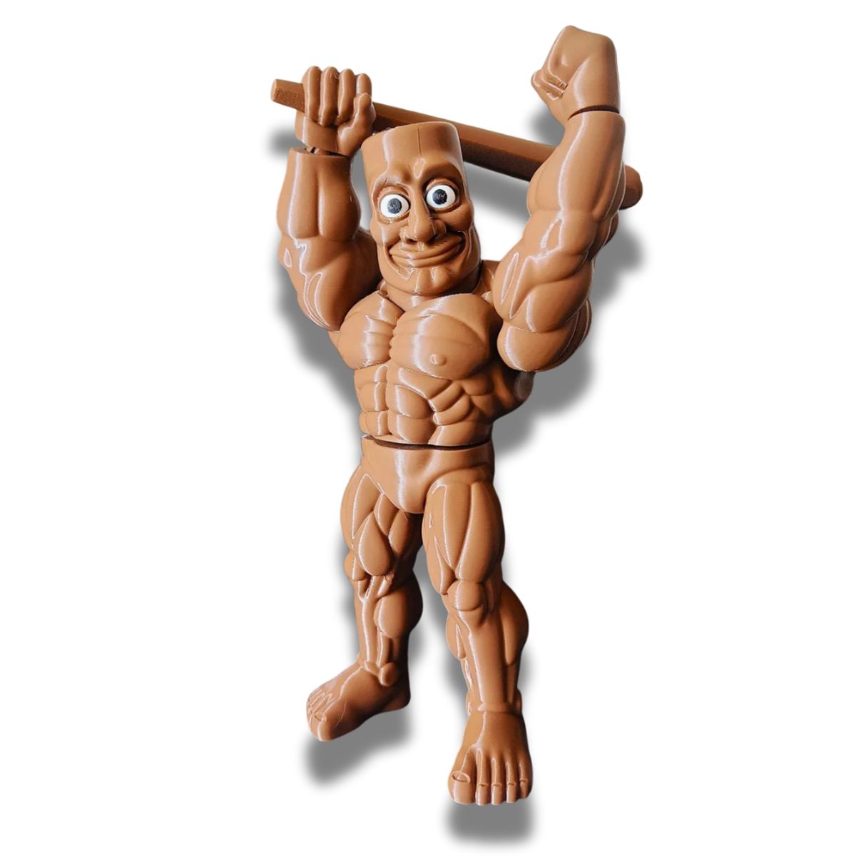 GENERICO - Tung Tung Tung Sahur musculoso figura articulada 3D