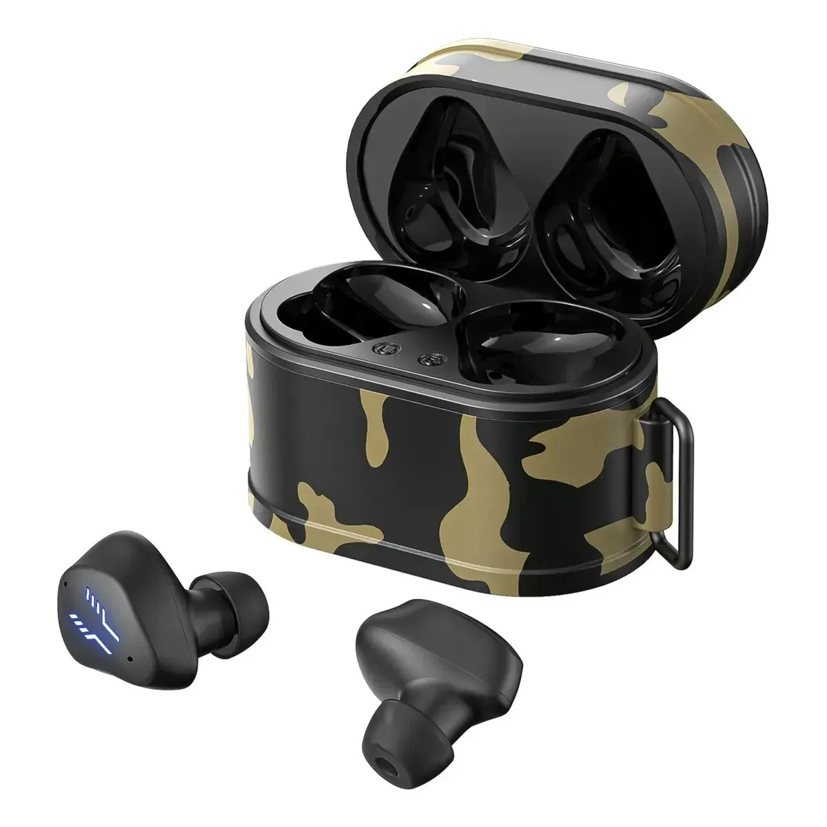 EVERSO - Audífono Bluetooth In-ear De Botón Cancelación De Ruido Verde