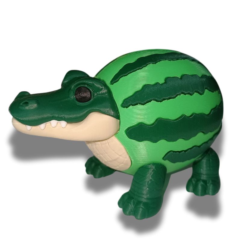 GENERICO - glorbo fruttodrillo figura 3D articulada brainrot italiano