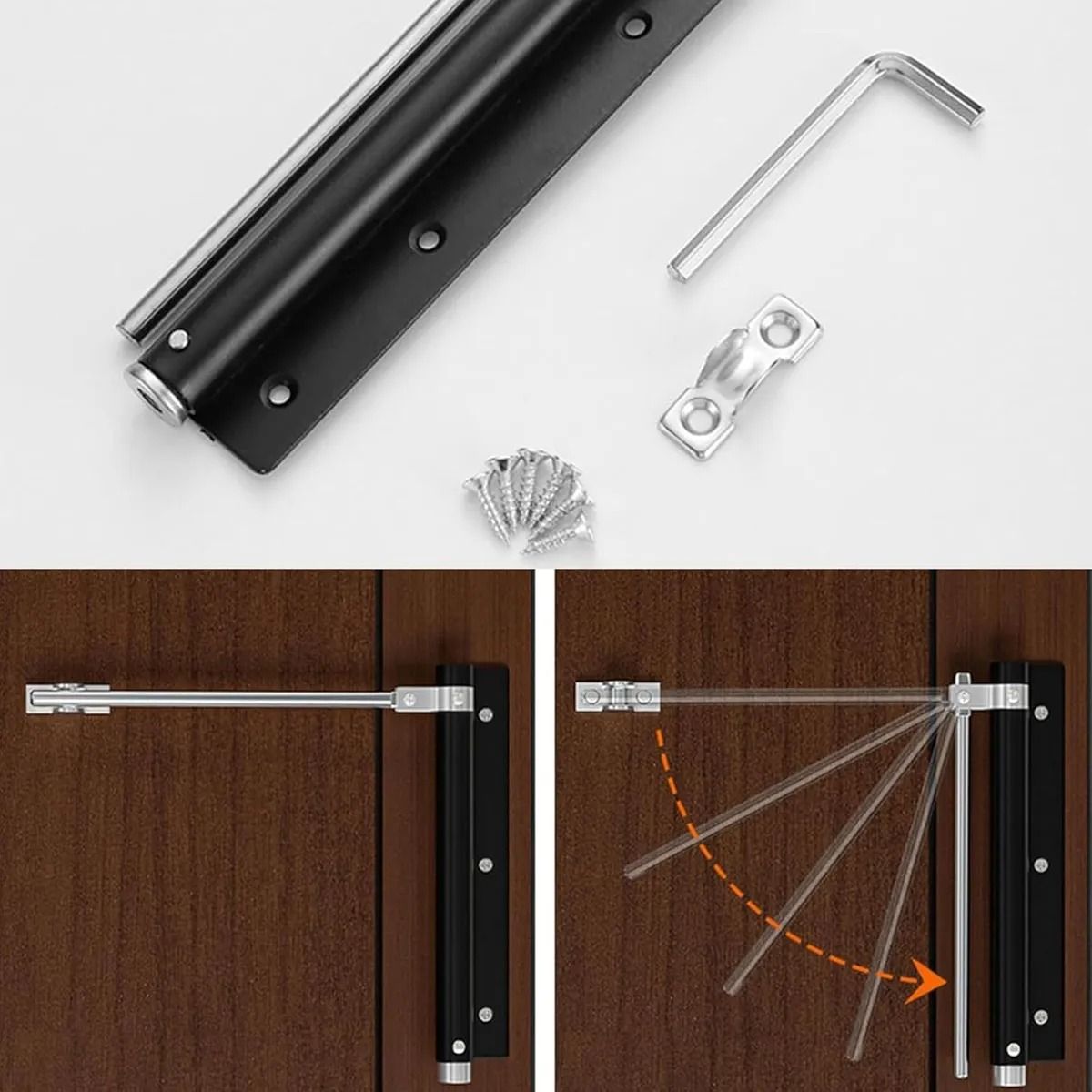 EVERSO - Cierre Automático De Puertas De Acero Inoxidable Con Resorte