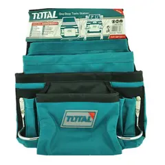 TOTAL TOOLS - Coleto Carpintero Simple Doble Porta Martillo