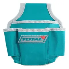 TOTAL TOOLS - Bolsa Coleto Porta Herramientas 4 Bolsillos Para Cinturon