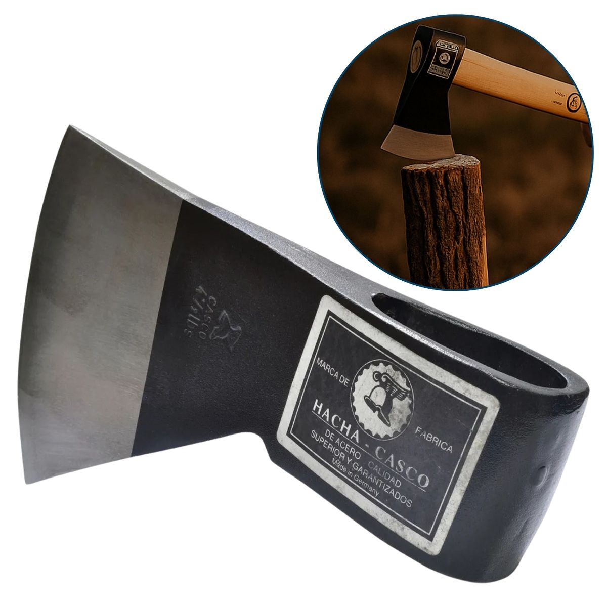 CASCO - Hacha Casco Sin Mango 4 1/2 Libras
