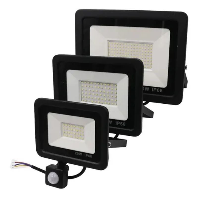 LISM - Foco Led Exterior Con Sensor Movimiento 20w Ip66