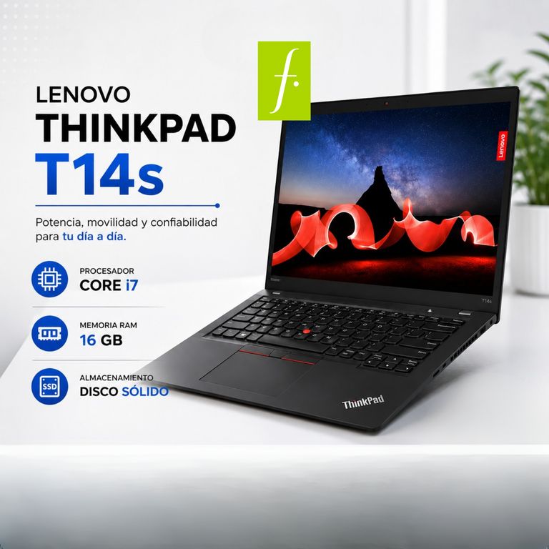 LENOVO NOTEBOOK THINKPAD CORE I7 16 GB DE RAM Y DISCO SOLIDO SSD