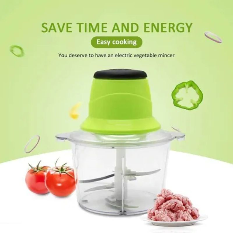 LISM - Picador Eléctrico Cortador De Carne Verduras Frutas 250w 2l