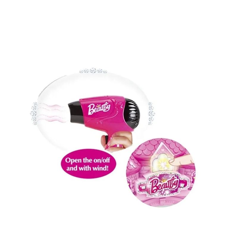 GENERICO - Mesa Espejo Juguete Tocador Niñas Con Luz y Sonido Castillo Princesas SKU LC