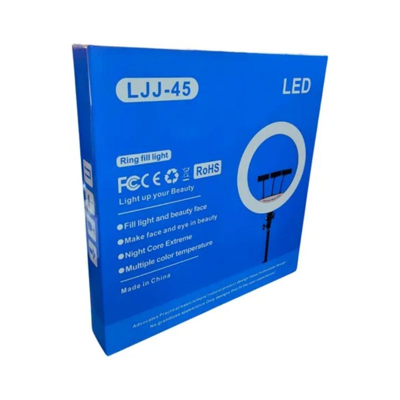 GENERICO - Aro De Luz Led Profesional Tripode Control Remoto 45 Pulgadas