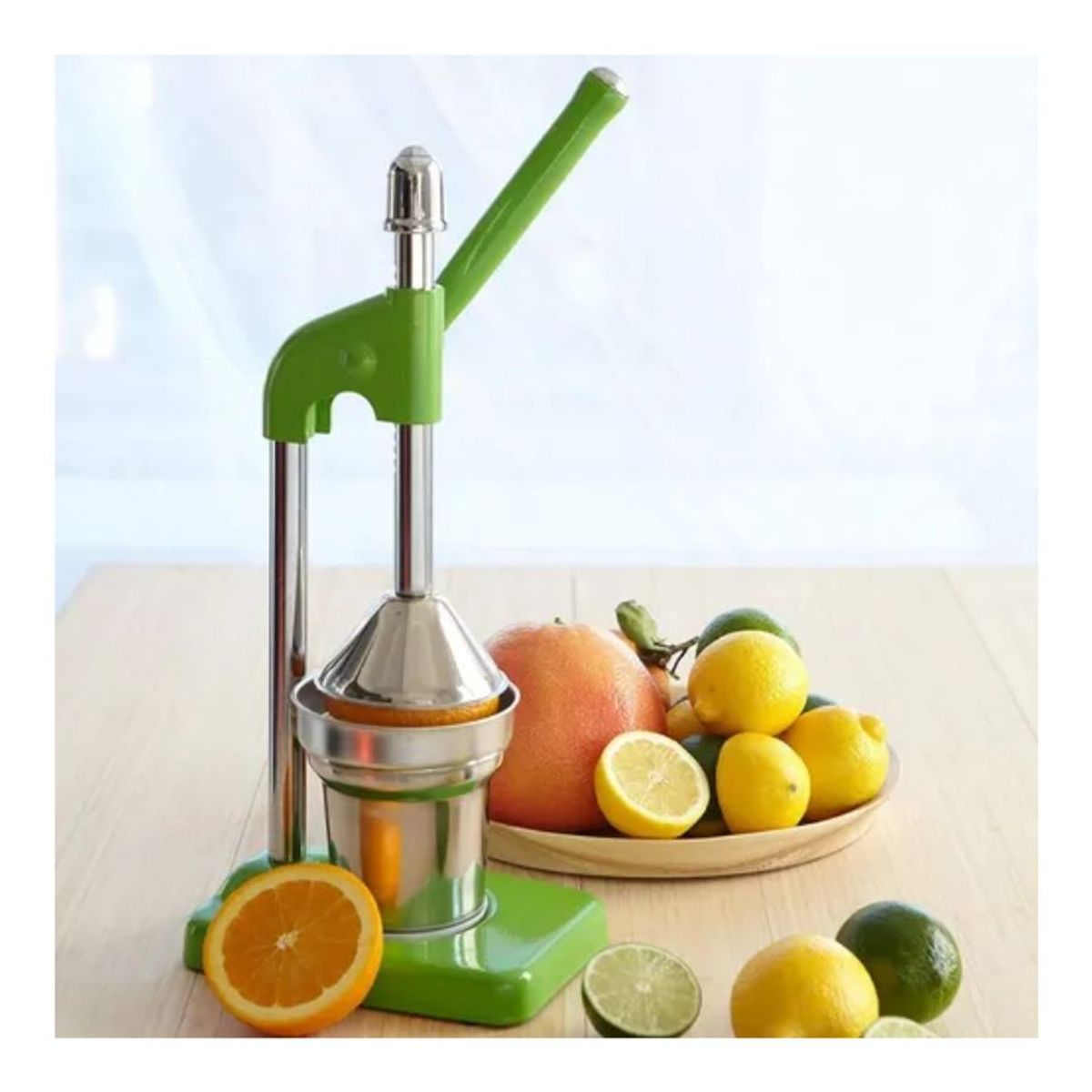 GENERICO - Exprimidor Metálico Manual Extractor De Jugos