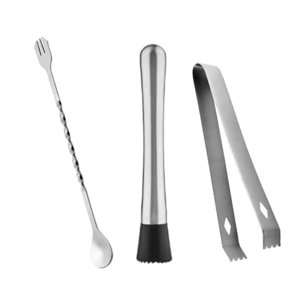 GENERICO - Kit 11 Piezas De Coctelería  Acero