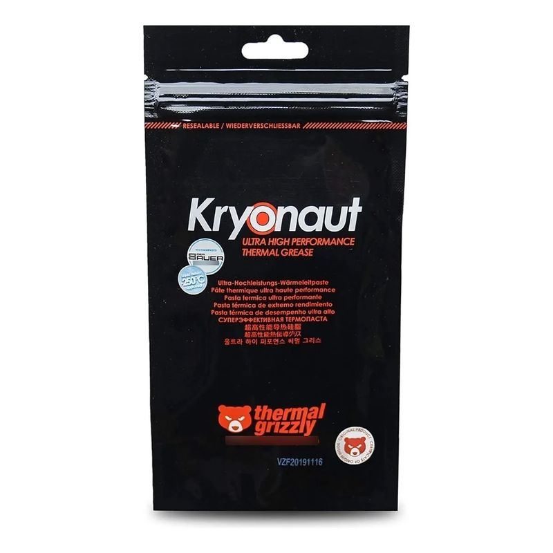 THERMAL GRIZZLY - Pasta Térmica Notebook Thermal Grizzly Kryonaut 1g