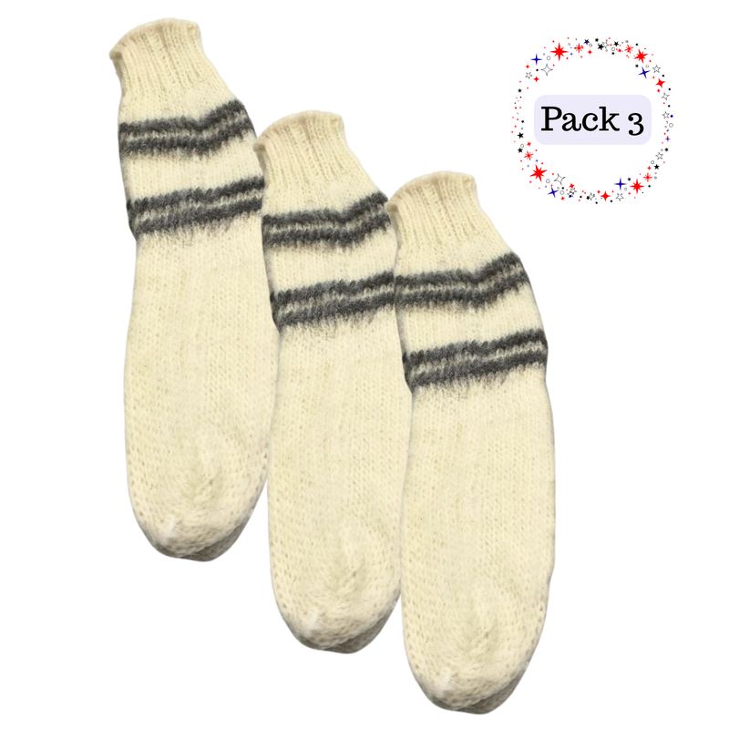 EKOL TACTICA MILITAR - Pack 3 Chilote Calceta Calcetines Lana Para El Frio