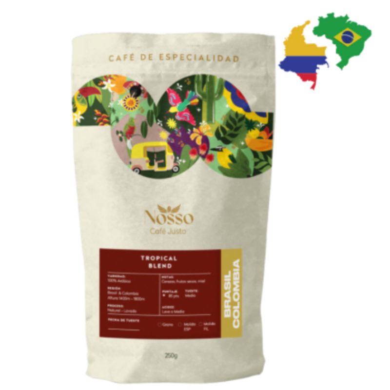 GENERICO - Cafe Molido Nosso Cafe Justo Tropical Blend 250g