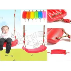 GENERICO - Columpio Asiento Cuerda Ajustable Para Niños Color Azul