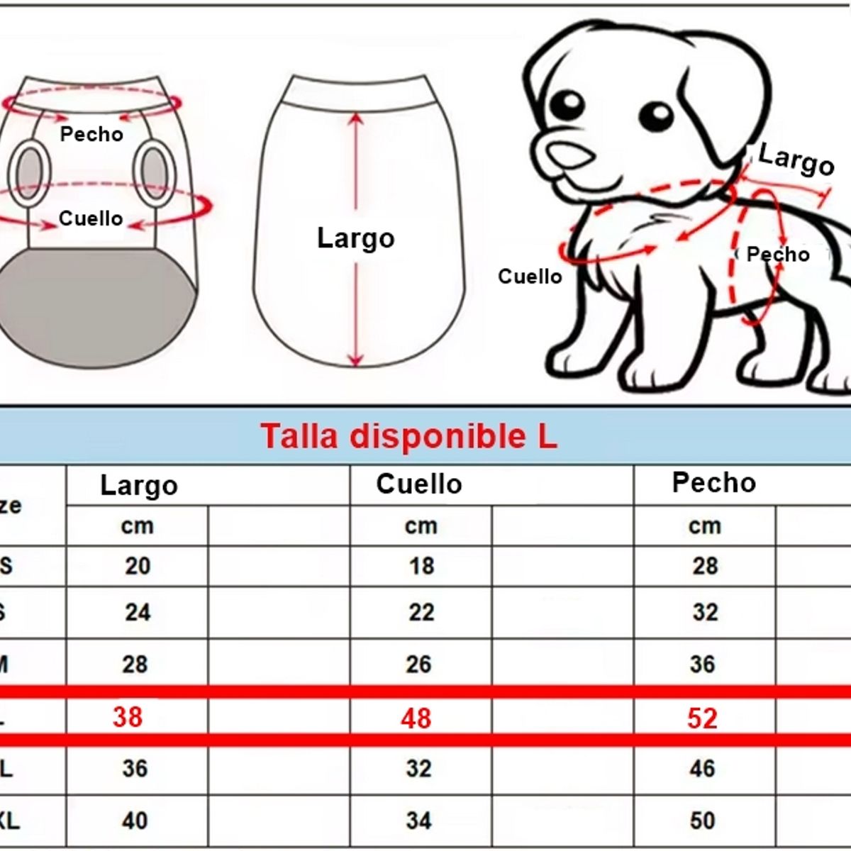 GENERICO - Chaqueta con arnés perro pequeño AZUL Talla L