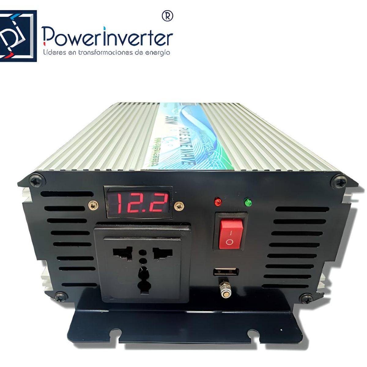 GENERICO - INVERSOR DE VOLTAJE 24VDC220VAC 500W - 1000W PEAK -PSW - PRO