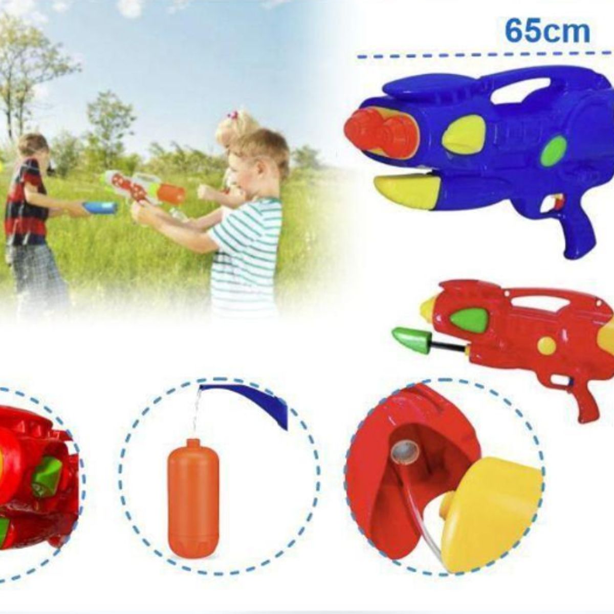 GENERICO - Lanzador De Agua De Doble Chorro Color Azul