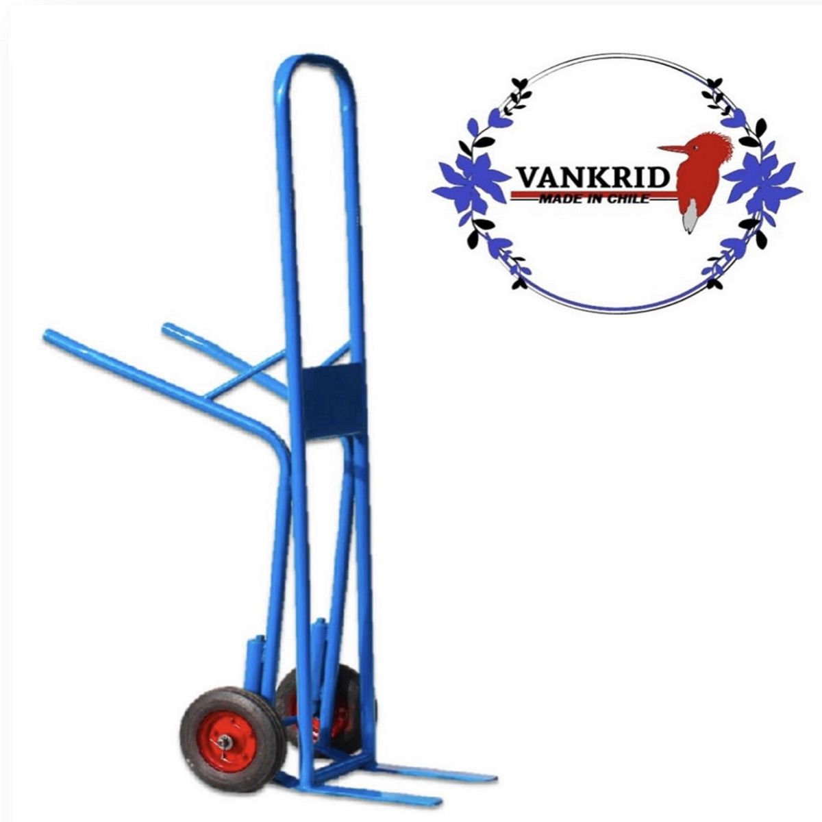 VANKRID - Carro Transportador Yegua  Acero LANGOSTA RUEDA MACIZA