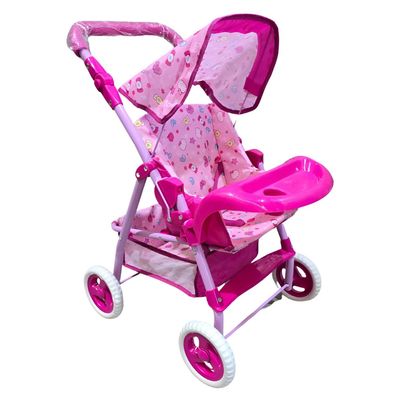 Imagen 2 del producto Coche Juguete De Muñeca Para Niñas Rosado