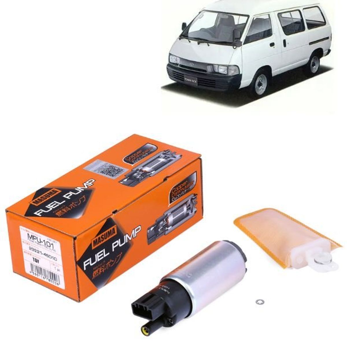GENERICO - Bomba de Bencina Para Toyota Liteace Furgón Año92-95MPU-101