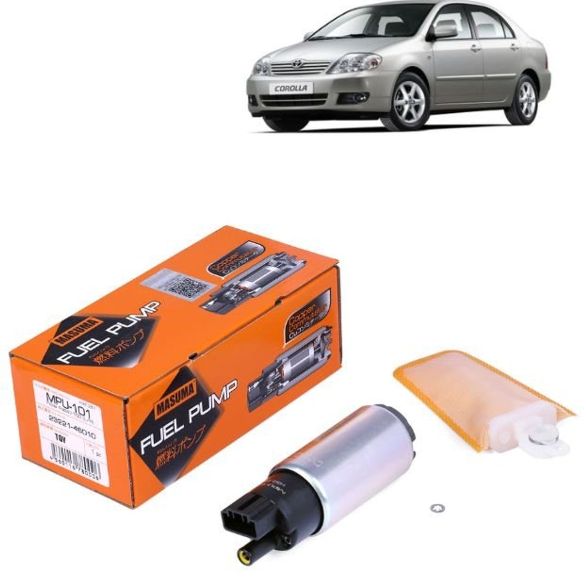 GENERICO - Bomba de Bencina Para Toyota Corolla IX B Año 00-08 MPU-101